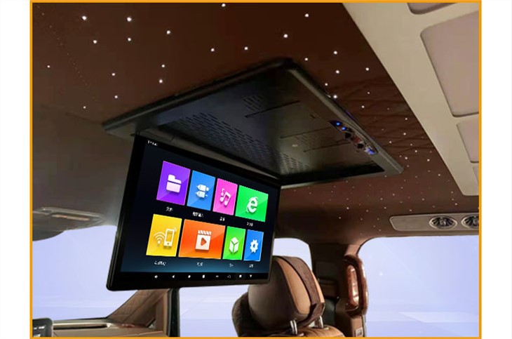 Monitor flip-down para carro