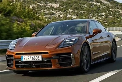 Exposição do mapa oficial do novo Porsche Panamera