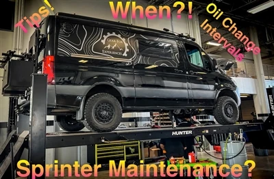 Com que frequência você precisa fazer manutenção em um Sprinter