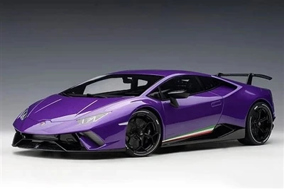 Rodas azul-roxas modificadas Lamborghini Huracan Performante