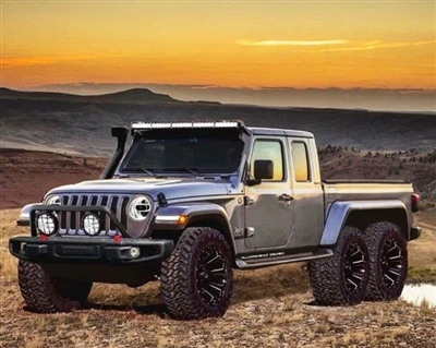 2020 Jeep Gladiator pode ser atualizado para a versão modificada 6x6.