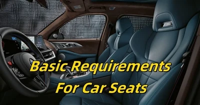 Requisitos básicos para assentos de carro